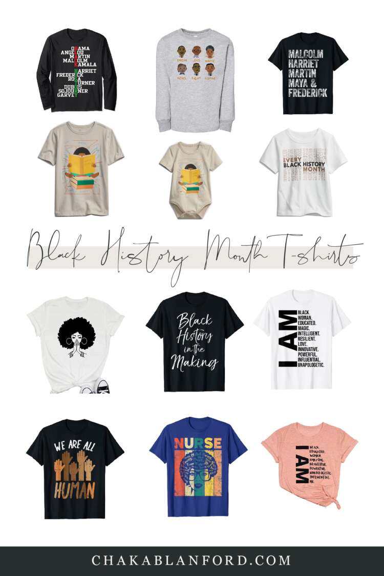 black history month pride t-shirts